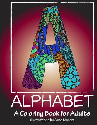 Book cover for ALPHABET A Coloring Book for Adults