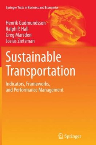 Cover of Sustainable Transportation