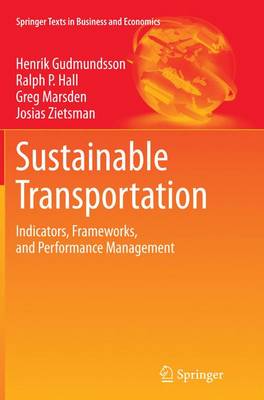 Book cover for Sustainable Transportation