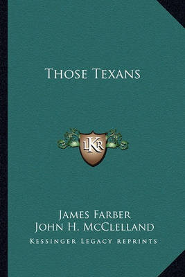 Book cover for Those Texans