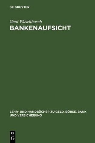 Cover of Bankenaufsicht