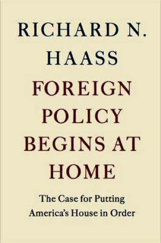 Cover of Foreign Policy Begins at Home