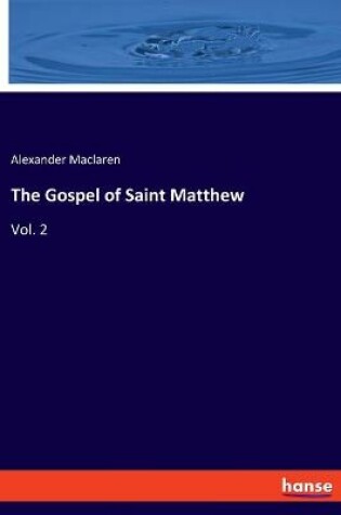 Cover of The Gospel of Saint Matthew