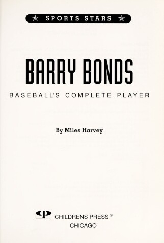 Book cover for Barry Bond