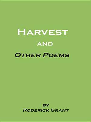 Book cover for Harvest and Other Poems