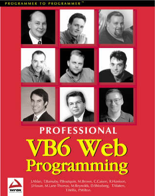 Cover of Professional VB6 Web Programming