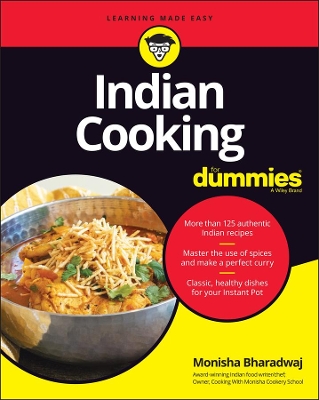 Book cover for Indian Cooking For Dummies