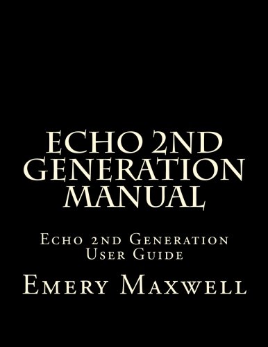 Book cover for Echo 2nd Generation Manual