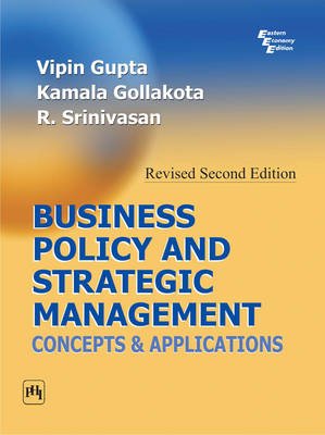 Book cover for Business Policy and Strategic Management