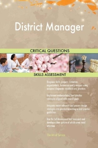 Cover of District Manager Critical Questions Skills Assessment