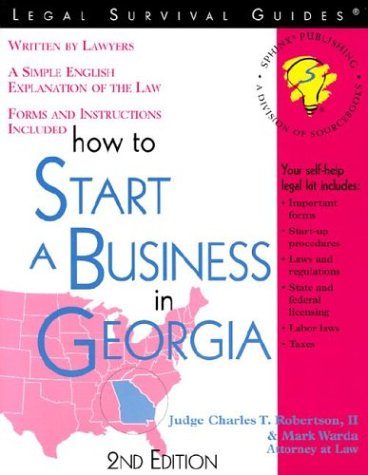 Cover of How to Start a Business in Georgia