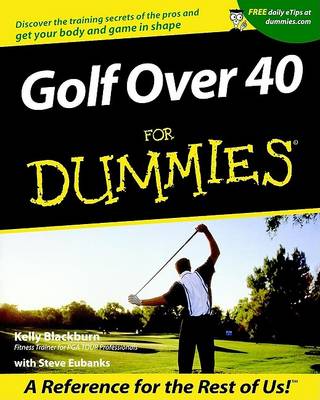 Book cover for Golf Over 40 for Dummies