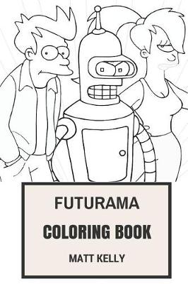 Book cover for Futurama Coloring Book