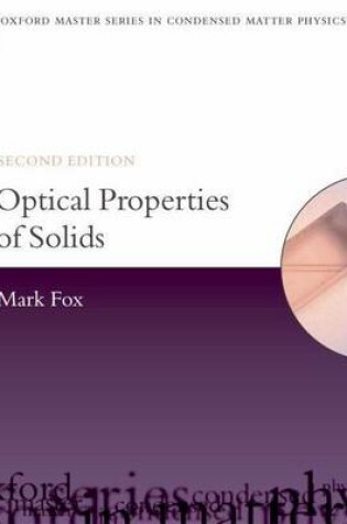 Cover of Optical Properties of Solids