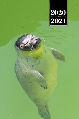 Book cover for Seal Manatee Sea Lion Cow Walrus Dugong Week Planner Weekly Organizer Calendar 2020 / 2021 - Standing in Water