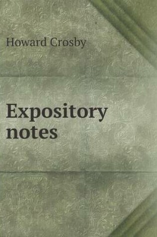 Cover of Expository notes
