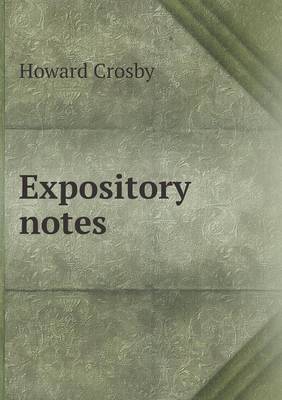 Book cover for Expository notes