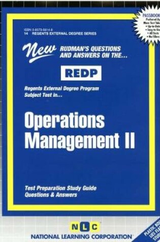 Cover of OPERATIONS MANAGEMENT II