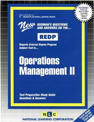 Book cover for OPERATIONS MANAGEMENT II