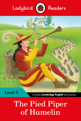 Book cover for The Pied Piper: Ladybird Readers Level 4