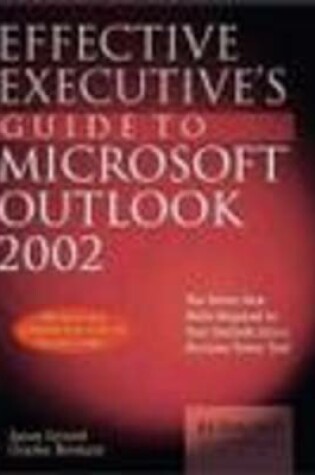 Cover of Effective Executive's Guide to Outlook 2002
