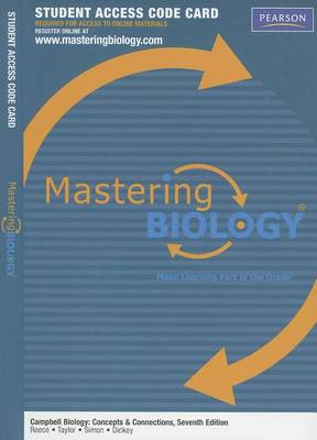 Book cover for MasteringBiology -- Standalone Access Card -- for Campbell Biology