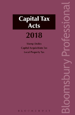 Cover of Capital Tax Acts 2018