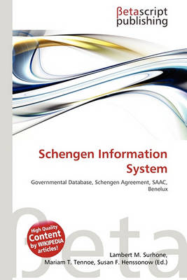 Book cover for Schengen Information System