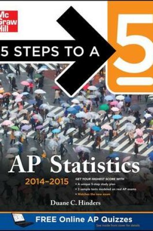 Cover of 5 Steps to a 5 AP Statistics, 2014-2015 Edition