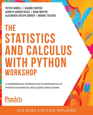Book cover for The Statistics and Calculus with Python Workshop