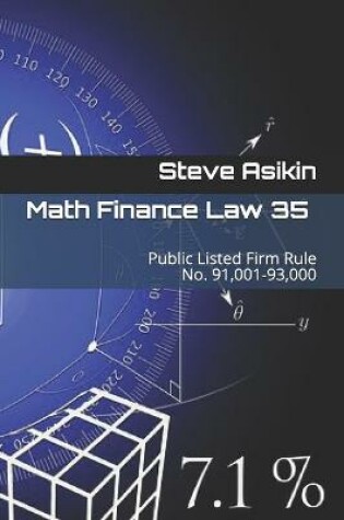 Cover of Math Finance Law 35