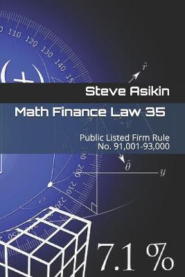 Book cover for Math Finance Law 35