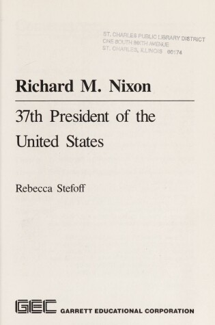 Cover of Richard M. Nixon, 37th President of the United States