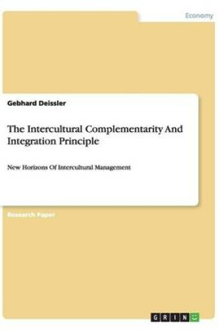 Cover of The Intercultural Complementarity And Integration Principle