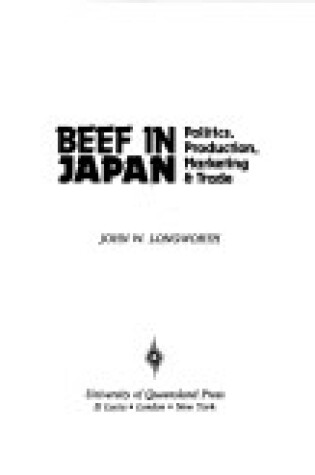 Cover of Beef in Japan