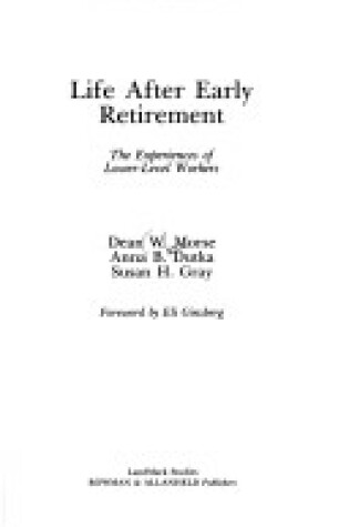 Cover of Life After Early Retirement