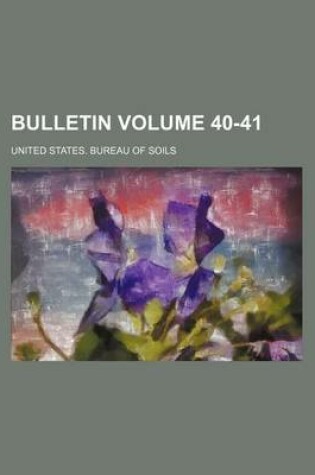 Cover of Bulletin Volume 40-41