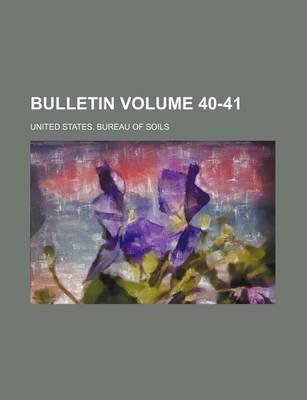 Book cover for Bulletin Volume 40-41