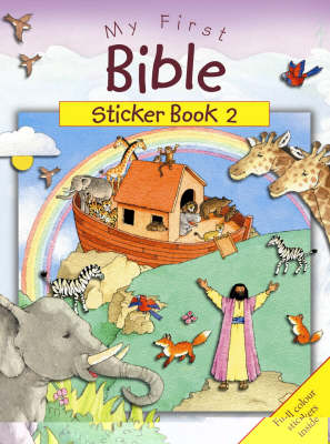 Book cover for My First Bible Sticker Book