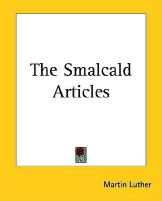 Book cover for The Smalcald Articles