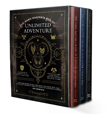 Book cover for The Game Master's Box of Unlimited Adventure