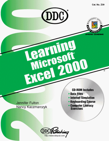 Book cover for Microsoft Excel 2000