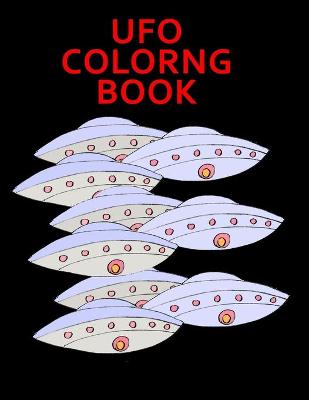 Book cover for UFO Coloring Book