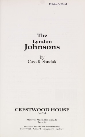 Book cover for The Lyndon Johnsons