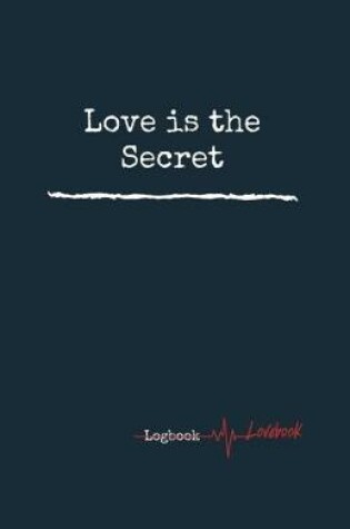 Cover of Love is the Secret. Personal Internet Address & Password Logbook, Easy Password Tracker, 5.06x7.81 inches Notebook, 160 pages.