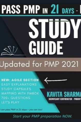 Cover of Pass PMP in 21 Days - Study Guide
