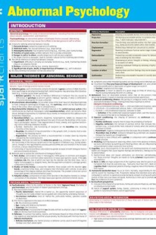 Cover of Abnormal Psychology SparkCharts