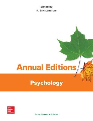 Book cover for Annual Editions: Psychology, 47/e