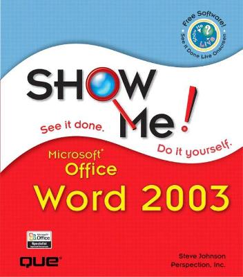 Book cover for Show Me Microsoft Office Word 2003