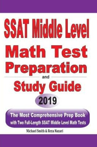 Cover of SSAT Middle Level Math Test Preparation and Study Guide